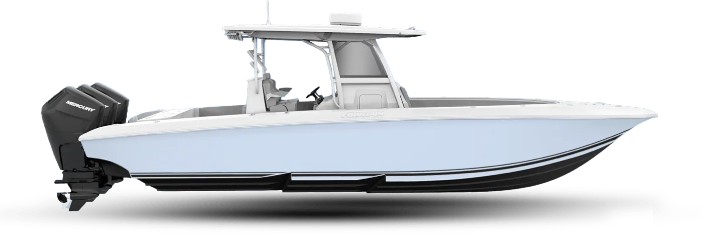 Fountain 34TE side profile